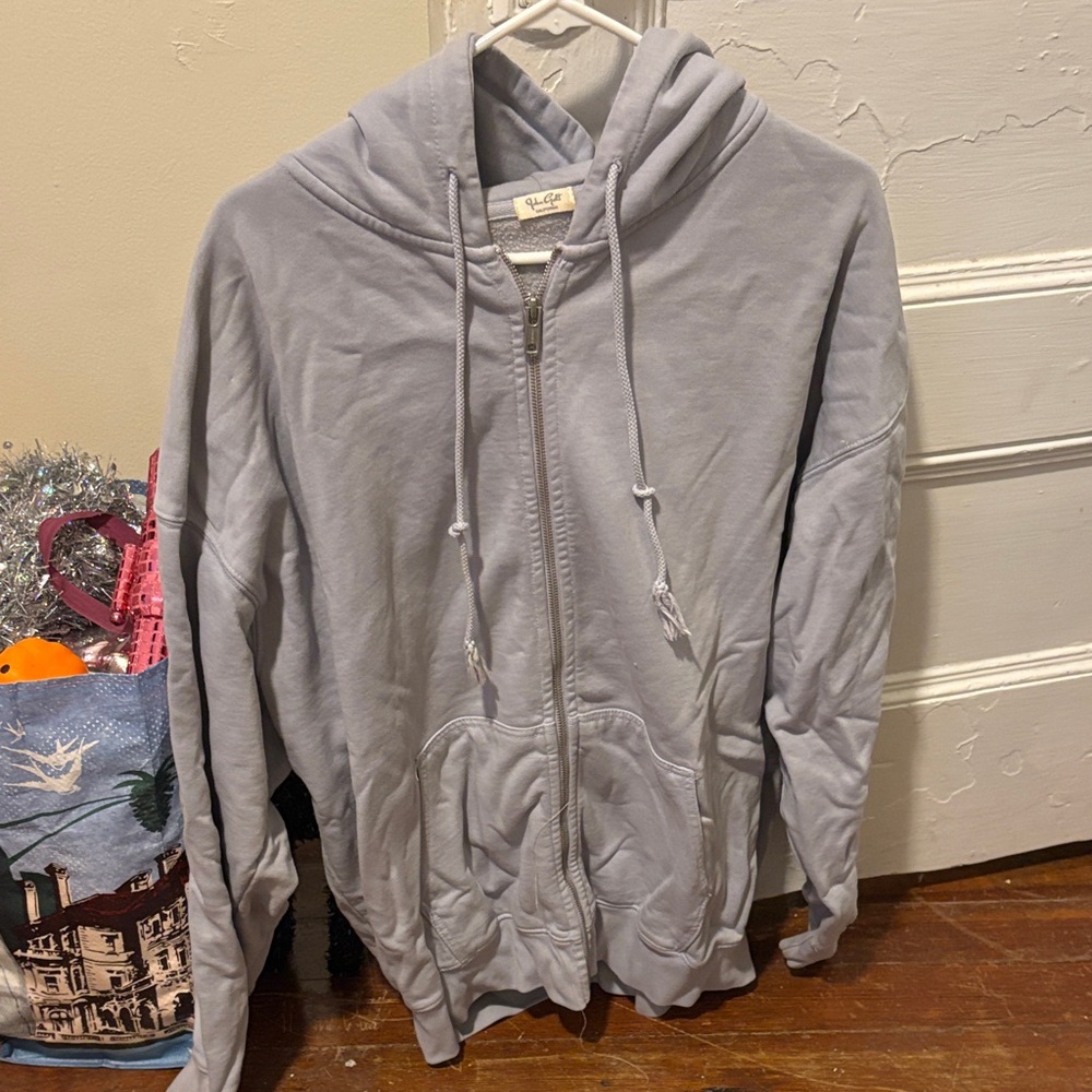 BRANDY MELVILLE LAVENDER Zip-Up Hoodie
